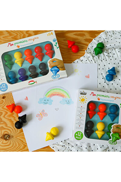 Crealign Primul meu set de creioane cerate, CREA LIGN (6 buc.)