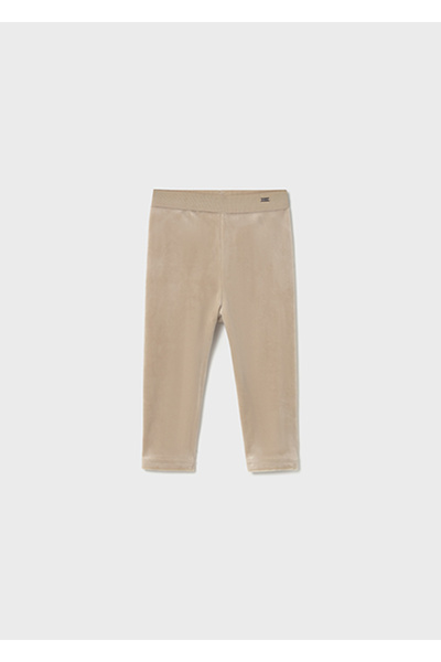 MAYORAL Baby Girl Brown Velvet Tights 00727