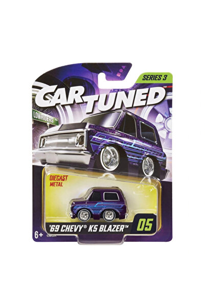 TOYFEST Cartuned S3 1969 Chevy K5 Blazer - Purple Lowrider Car