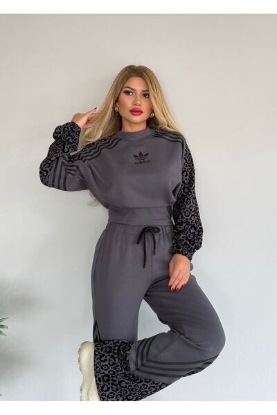 Bella Belluci Modal Fabric Full Stretch Lycra High Waist Leopard Print Top and Bottom Set