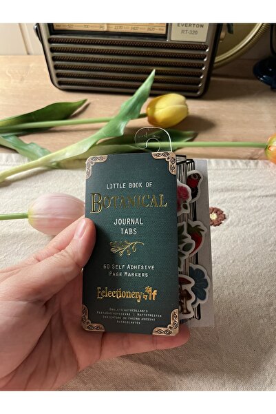 Nova Crafts Little Book Botanical Journal Tabs / Post it / Sticker / Not Kâğıdı / Kitap Ayracı