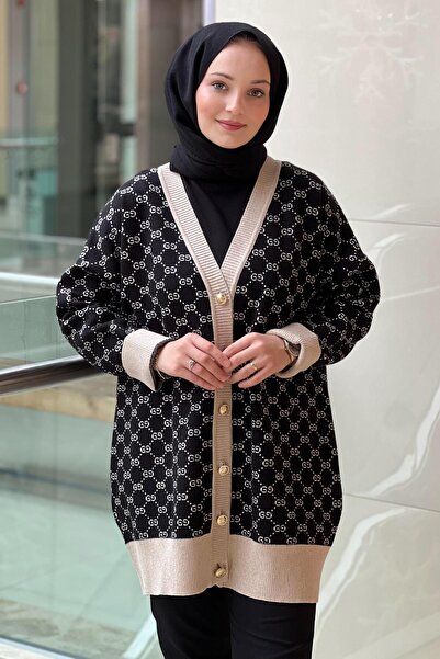 Ghisa Patterned Knitwear Cardigan