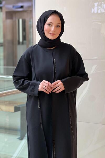 Ghisa Glitter Thread Patterned Dress with Ribbed Detail