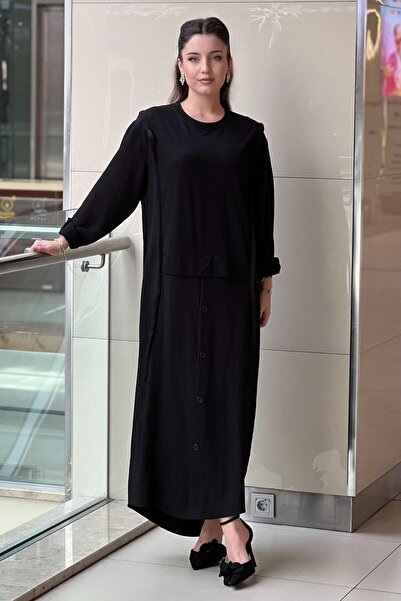 FUAT GÜRSEN Rochie cu nasturi în jos de la Fauat Gürşen