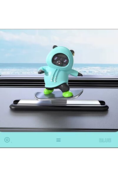 hediyeconcepti New Dashboard Car Decorations Skateboard Bear Magnetic Parking...