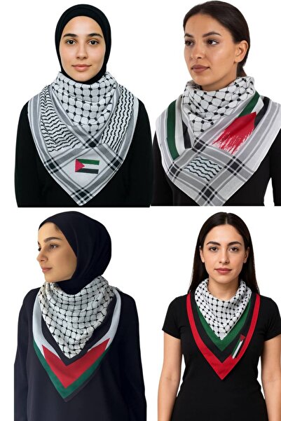 ALDAIYR 4 bucăți 100/100 steagul Săoartei Palestinei