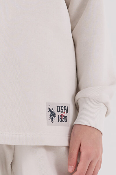 U.S. Polo Assn. Girl's Crew Neck 3 Thread Bottom-Top Set Th23Vl0Vrpol