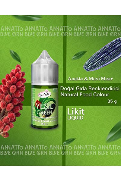 Dr. Gusto DOĞAL LİKİT GIDA BOYASI DR.GUSTO 35 GR YEŞİL