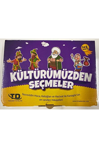 Tandem Yayınları Kültürümüzden Seçmeler 1. Ve 2.sınıf 20 Kitap Kutulu Okuma Seti