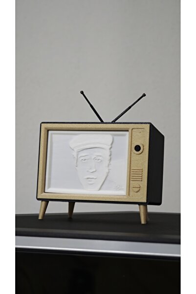 Morfem Özelleştirilebilir Retro TV Görünümlü Aydınlatmalı Litofan – Type-C Gi...