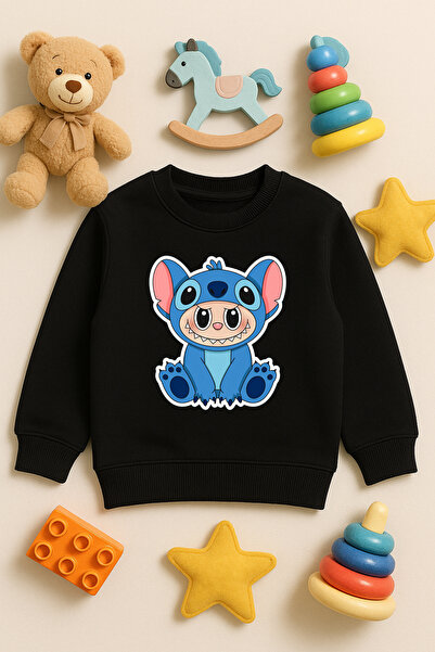 SVART WEAR Labubu Print cu imprimeu Hanorac pentru copii și adulți tricou 100...