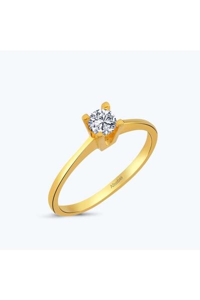 Altınbaş 22 Ayar Altın Tektaş Yüzük