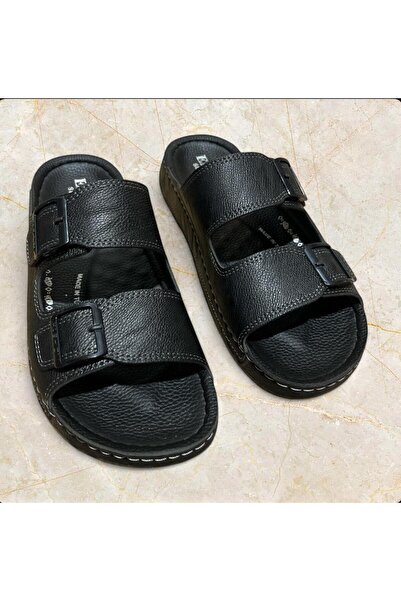 Minamoda Men's Summer Faux Leather Classic Street Slippers Men's Slippers