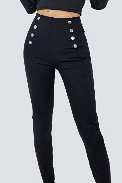FashionForYou Tetra Beyza tights, with metallic buttons and elegant look