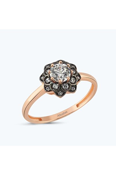 Altınbaş Altın Vintage Çiçek Yüzük