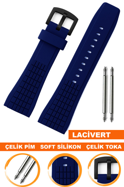 COBRA Seiko Velatura Saat Uyumlu Silikon Saat Kordonu Kayışı S02SVE