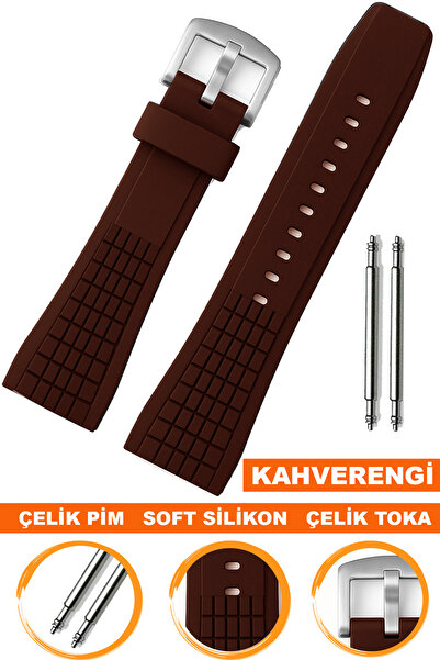 COBRA Seiko Velatura Saat Uyumlu Silikon Saat Kordonu Kayışı S02SVE
