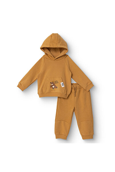 ebebek Hello Baby HelloBaby Erkek Bebek Woodland Boy Eşofman Takımı Üç İplik ...