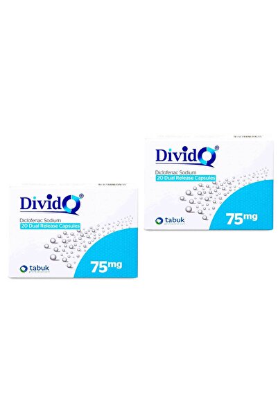 TABUK كبسولات ديفيدو 75 مجم، 20 كبسولة (عبوة من 2)