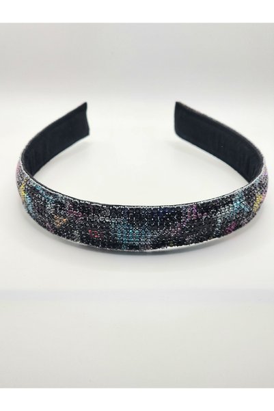 ARBABAG&ACCESSORY Multi-Color Women's Crown with Crystal Stones