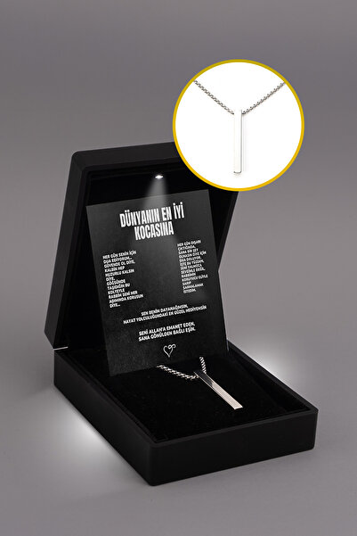 Myla ''Dünyanın İyi Kocasına'' Çubuk Erkek Kolye