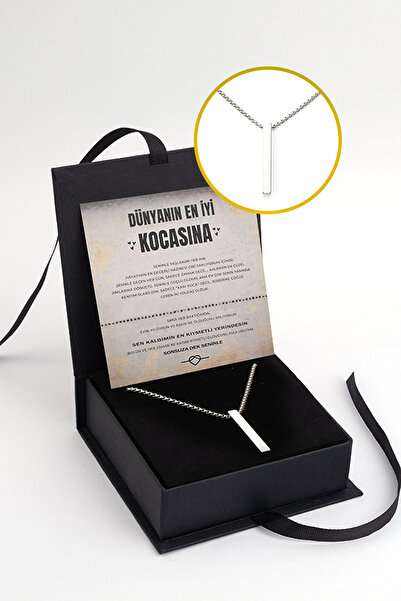 Myla ''Dünyanın İyi Kocasına'' Çubuk Erkek Kolye