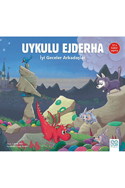 1001 Çiçek Kitaplar Uykulu Ejderha İyi Geceler Arkadaşlar – 10’a kadar sayma