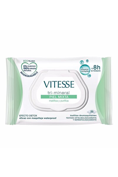 VİTESSE Trimineral Piel Mixta Toallitas Desmaquillantes