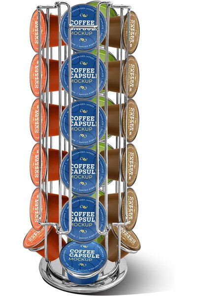 Xess Coffee Capsule Holder, Pod Stand for Nescafe Compatible with Dolce Gusto Capsules 24pcs, R