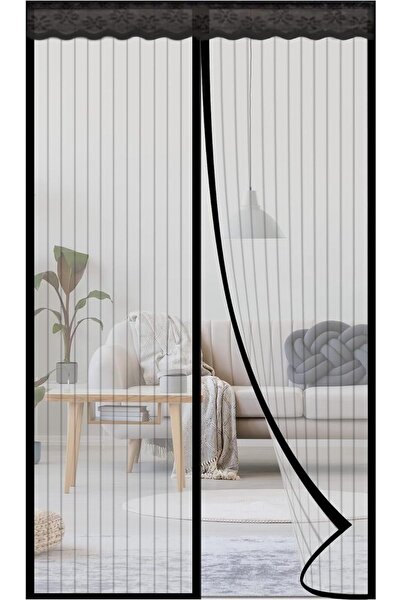 Xess 100x210cm Magnetic Screen Door,Hands Free - Door Screen Auto Closer,with Full Frame Magic