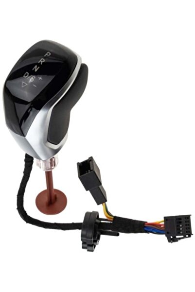 DELUXETUNING Manetă schimbător de viteze iluminată, compatibilă cu VW Golf VI, VII, Golf Plus, Passat B 8, cutie de viteze automată cu...