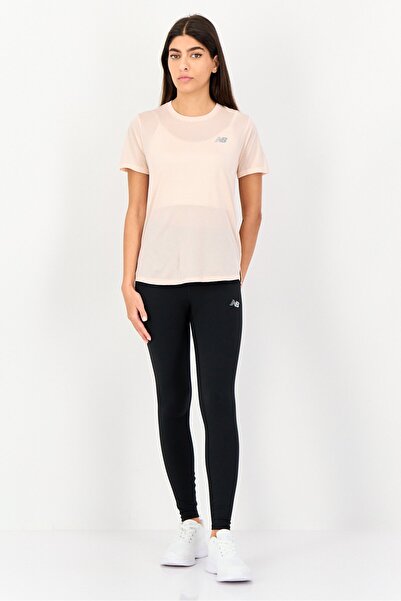 New Balance Women Sportswear Fit Short Sleeve Training T-shirt, Peach