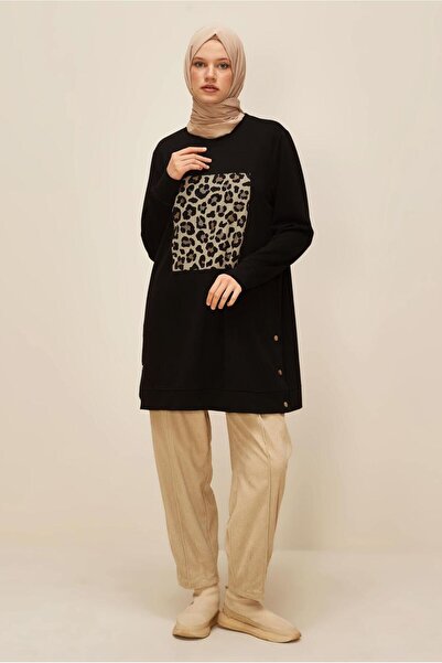 Alvina Leopard Printed Tracksuit Tunic 45921