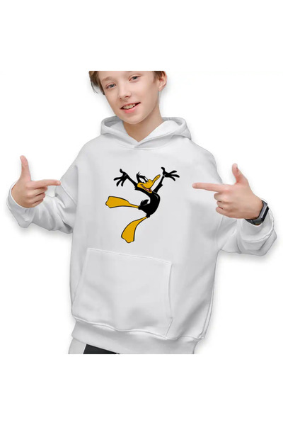 OEM Hanorac Copii Baieti Daffy Duck Ratoi Negru