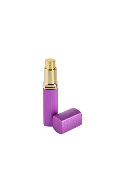 DROPY Cosmetic container with spray bottle 5 ml Square, purple
