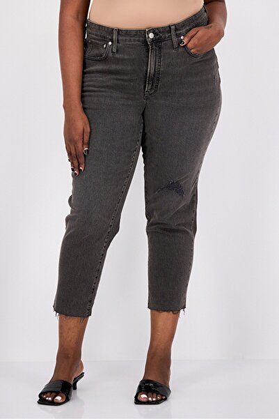 Madewell Women Plus Size Dark Wash Stretchable Jeans, Black