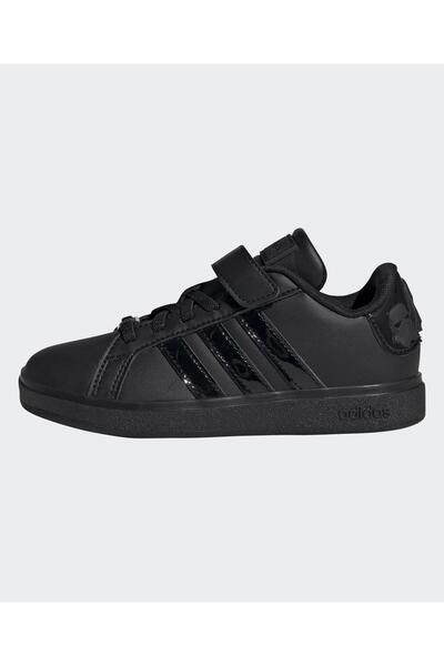 adidas حذاء Star Wars Grand Court 2.0 ذو رباط مطاطي - أسود أساسي