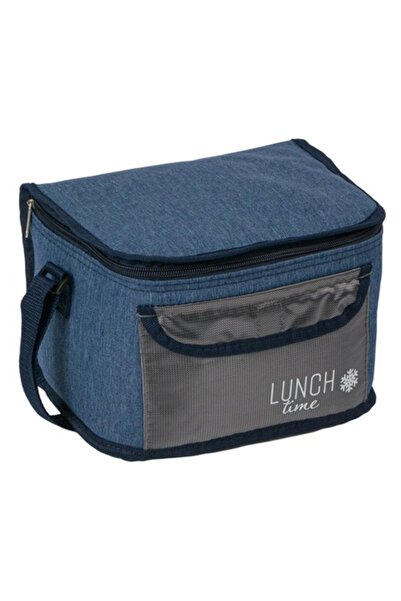 SHOPIENS Geanta Izoterma, Blue Jean, Capacitate 7L, Material Sintetic, Albast...