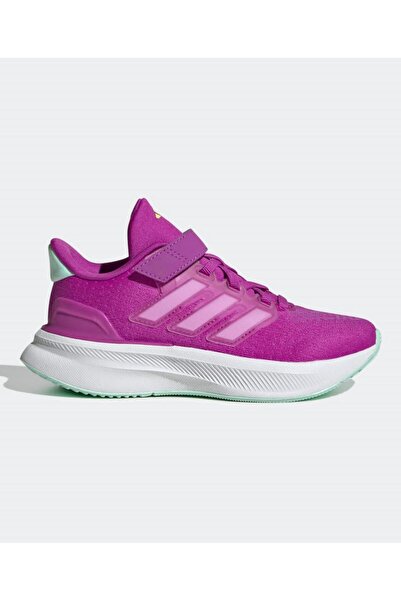 adidas Ultrarun 5 Elastic Lace Sneakers - Cloud White/Clear Mint/Flash Pink
