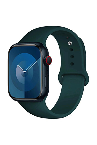 Choice 49 مم - 42 - 44 - 45 مم S-M 49 حزام سيليكون أخضر حبري لحزام الساعة 44 ...