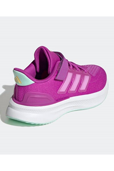 adidas Ultrarun 5 Elastic Lace Sneakers - Cloud White/Clear Mint/Flash Pink