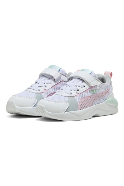 Puma X-Ray 3 LT AC+ PS -PUMA White-Rose Mauve-Peaceful Blue