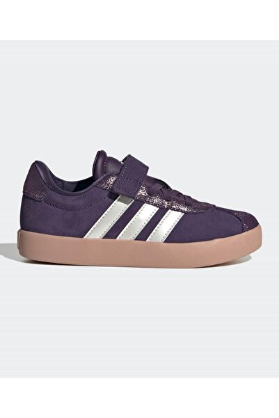 adidas VL Court 3.0 Velcro Closure Sneakers - Purple