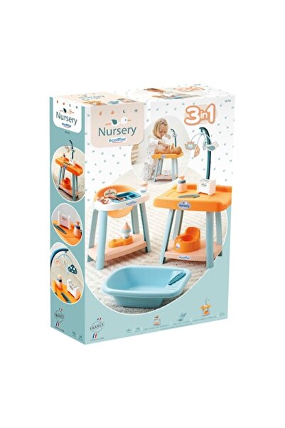 SHOPIENS Set Joaca Ingrijire Bebe, Ecoiffier, 3 in 1, Multicolor, 18+ Luni, M...
