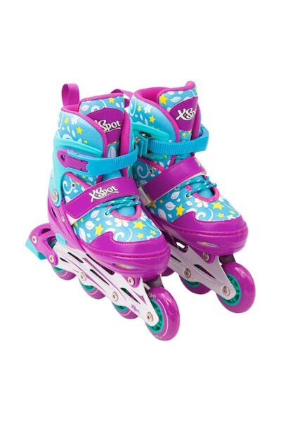 SHOPIENS Patine Cu Role, XSpot, Ajustabile, Aluminiu, Multicolor, Marime 34-37, MYONNA IT & E- COMMERCE ®