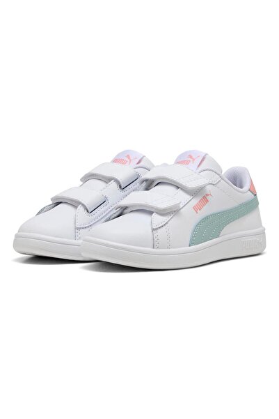 Puma Smash 3.0 L V PS -PUMA White-Modern Mint-Pink Fruit
