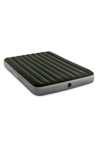 SHOPIENS Intex Inflatable Mattress, 2 Persons, Gray Color, Dimensions 1.52x0.25x2.03 m, Capacity 273 kg, Po