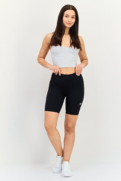 New Balance Women Fitted 8 Inseam Running Shorts, Black