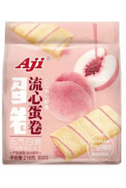 AJI ROLL White Peach Flavor 218 g x 12