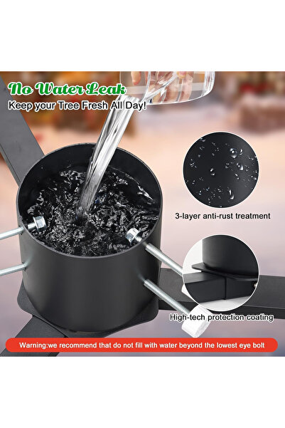 OEM Metal stand for winter holiday tree, thickness 3.8-9 cm